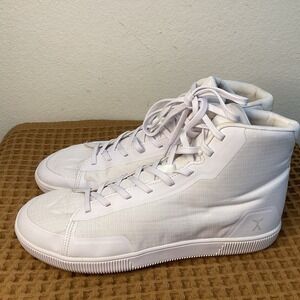 Flux Adapt High Top Trainer White Mens Size 10 Athletic Training Shoes Sneakers